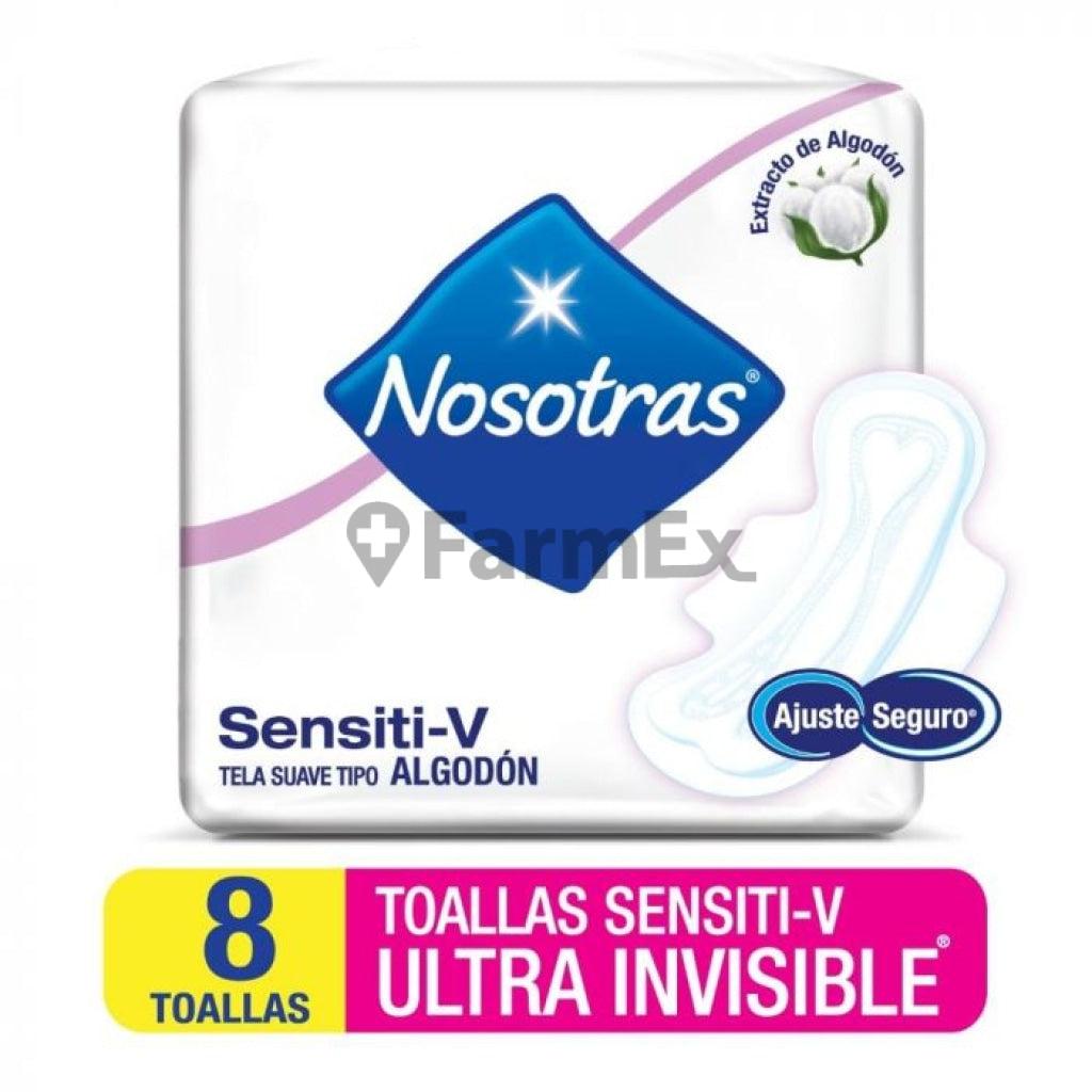 Nosotras "Sensiti-V Ultra Invisible" x 8 Toallas Familia S.A.